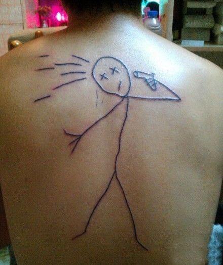 网红推特女吃瓜纹身